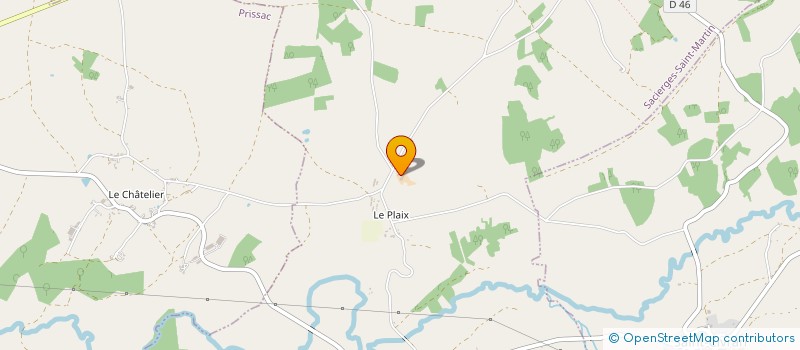 localisation de l'entreprise MONSIEUR GUILLAUME VIARD à SACIERGES-SAINT-MARTIN