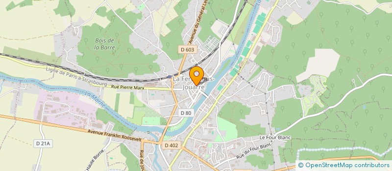 localisation de l'entreprise MONSIEUR GUILLAUME VIART à LA FERTE-SOUS-JOUARRE