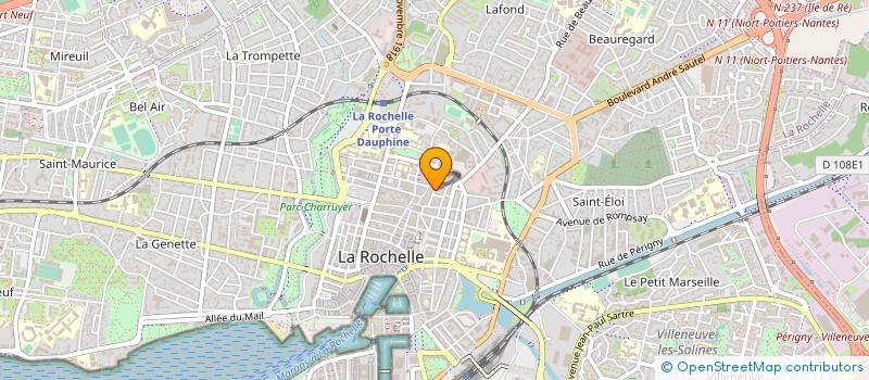 localisation de l'entreprise MONSIEUR GUILLAUME VIBART  LA ROCHELLE