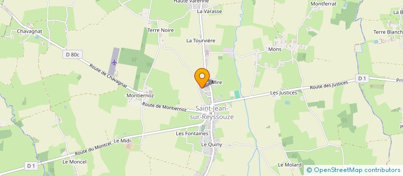 localisation de l'entreprise MONSIEUR GUILLAUME VIEIRA  SAINT-JEAN-SUR-REYSSOUZE