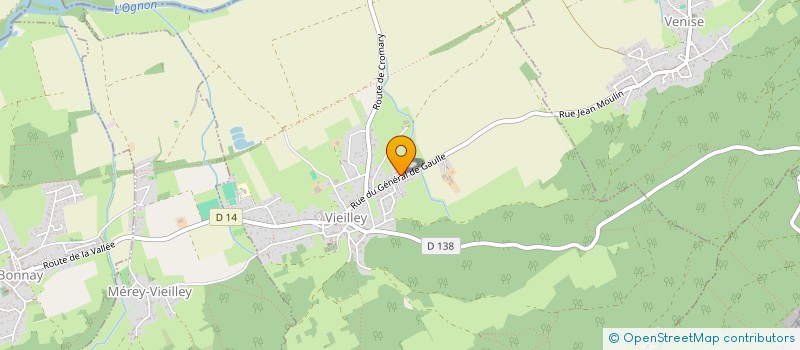 localisation de l'entreprise MONSIEUR GUILLAUME VIENT  VIEILLEY