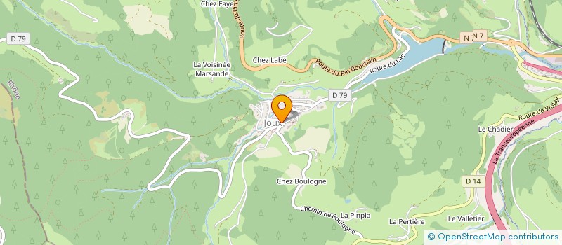 localisation de l'entreprise MONSIEUR GUILLAUME VIGNAND  JOUX