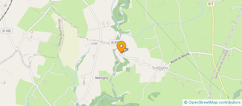 localisation de l'entreprise MONSIEUR GUILLAUME VIGOT  SUBLIGNY