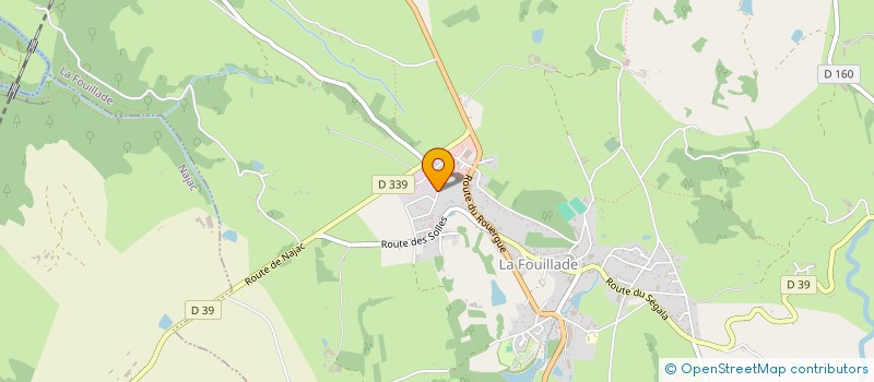 localisation de l'entreprise MONSIEUR GUILLAUME VIGUIE  LA FOUILLADE