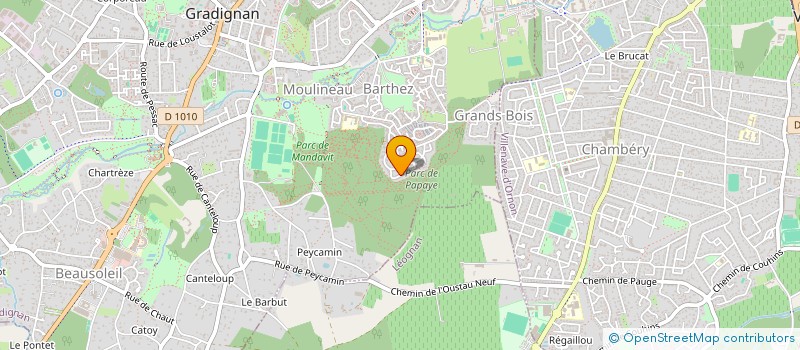 localisation de l'entreprise MONSIEUR GUILLAUME VIGUIER à GRADIGNAN