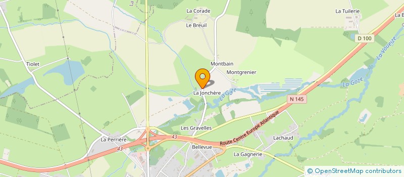 localisation de l'entreprise MONSIEUR GUILLAUME VILLARD  GOUZON