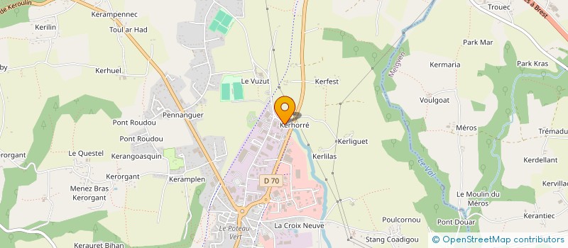 localisation de l'entreprise MONSIEUR GUILLAUME VILLECHANGE  CONCARNEAU