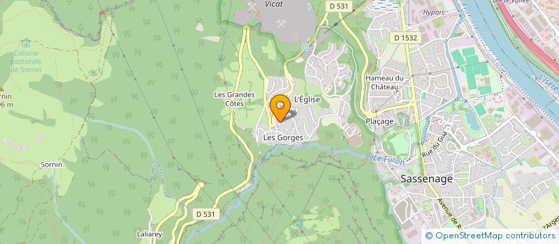 localisation de l'entreprise MONSIEUR GUILLAUME VILLIE à SASSENAGE