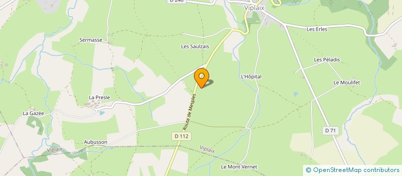 localisation de l'entreprise MONSIEUR GUILLAUME VINCENT  VIPLAIX