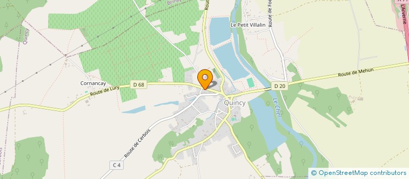 localisation de l'entreprise MONSIEUR GUILLAUME VINCENT  QUINCY