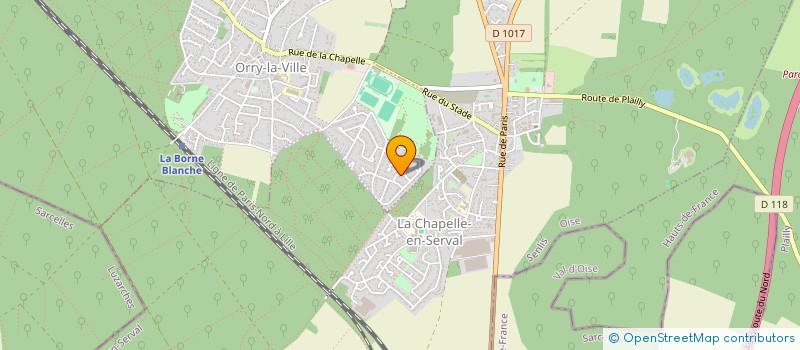 localisation de l'entreprise MONSIEUR GUILLAUME VIOLLET  COYE-LA-FORET