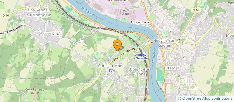 localisation de l'entreprise MONSIEUR GUILLAUME VISEUX à CURIS-AU-MONT-D'OR