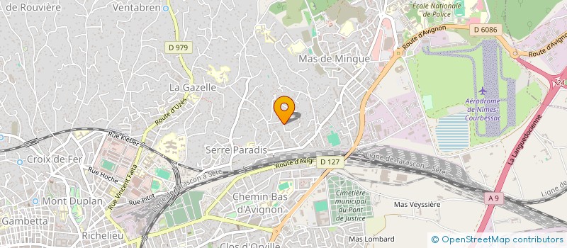 localisation de l'entreprise MONSIEUR GUILLAUME VITIELLO à NIMES