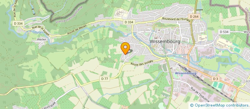 localisation de l'entreprise MONSIEUR GUILLAUME VOGEL  WISSEMBOURG