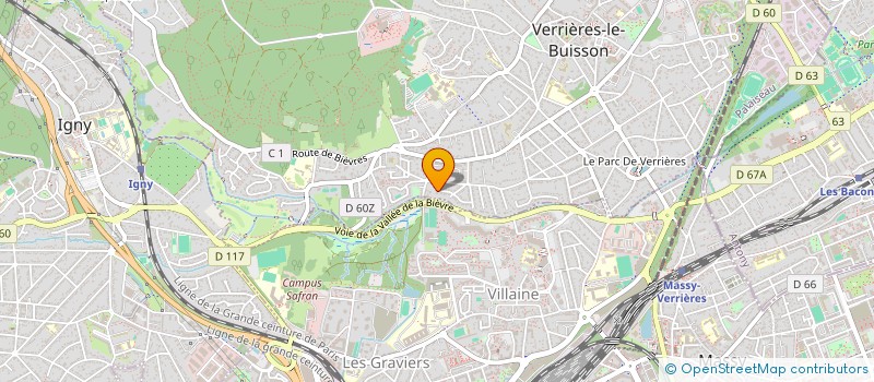 localisation de l'entreprise MONSIEUR GUILLAUME VOGT à VERRIERES-LE-BUISSON