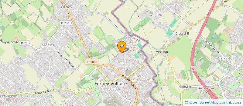 localisation de l'entreprise MONSIEUR GUILLAUME VOIRGARD BOCQUET à FERNEY-VOLTAIRE