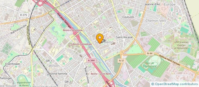 localisation de l'entreprise MONSIEUR GUILLAUME VOISIN  REIMS