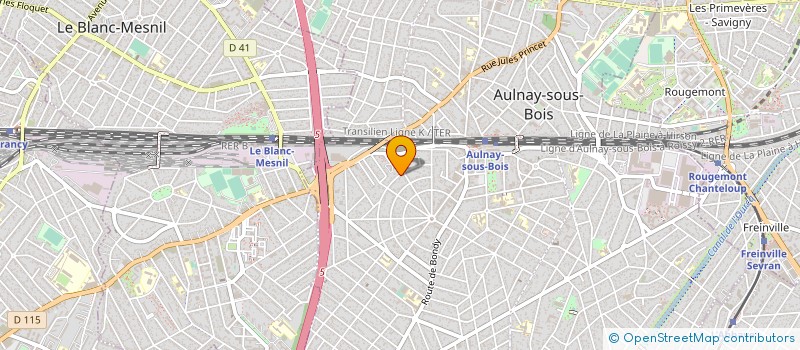 localisation de l'entreprise MONSIEUR GUILLAUME VRECQ à AULNAY-SOUS-BOIS