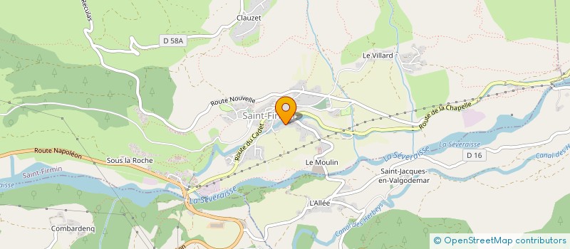 localisation de l'entreprise MONSIEUR GUILLAUME VUILLET à SAINT-FIRMIN