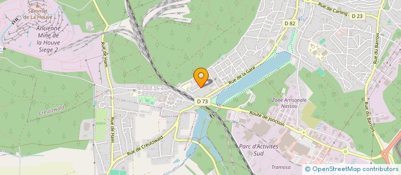 localisation de l'entreprise MONSIEUR GUILLAUME WALDING  CREUTZWALD