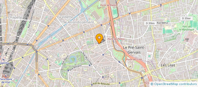 localisation de l'entreprise MONSIEUR GUILLAUME WAVELET  PARIS