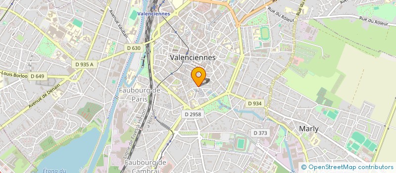 localisation de l'entreprise MONSIEUR GUILLAUME WEIDER  VALENCIENNES