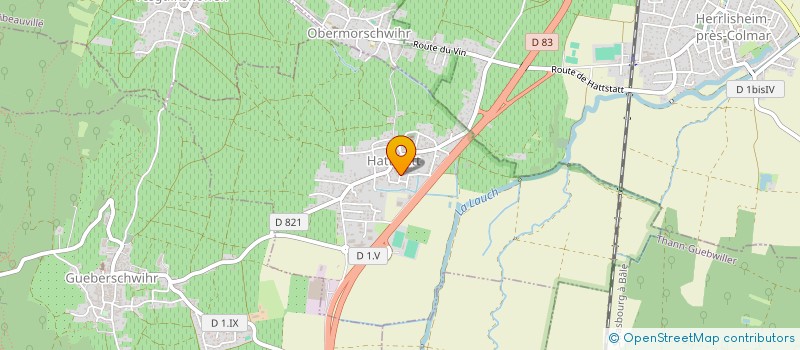 localisation de l'entreprise MONSIEUR GUILLAUME WEILL  HATTSTATT