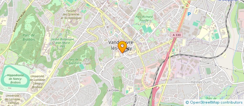 localisation de l'entreprise MONSIEUR GUILLAUME WEISSE  VANDUVRE-LES-NANCY