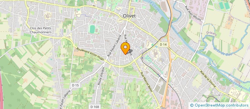 localisation de l'entreprise MONSIEUR GUILLAUME WENES à OLIVET