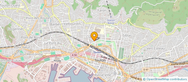 localisation de l'entreprise MONSIEUR GUILLAUME WEPIERRE  TOULON