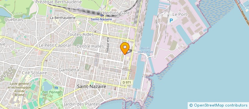 localisation de l'entreprise MONSIEUR GUILLAUME WERNER  SAINT-NAZAIRE