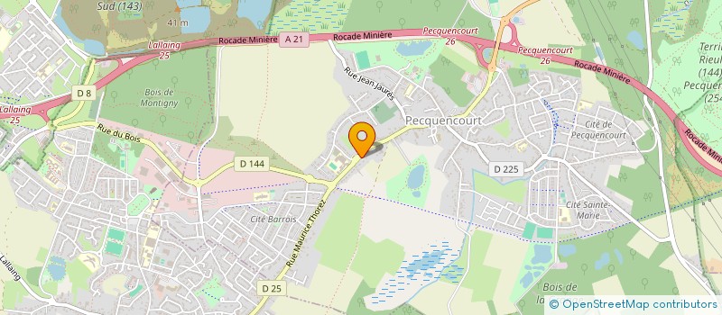 localisation de l'entreprise MONSIEUR GUILLAUME WIART  PECQUENCOURT