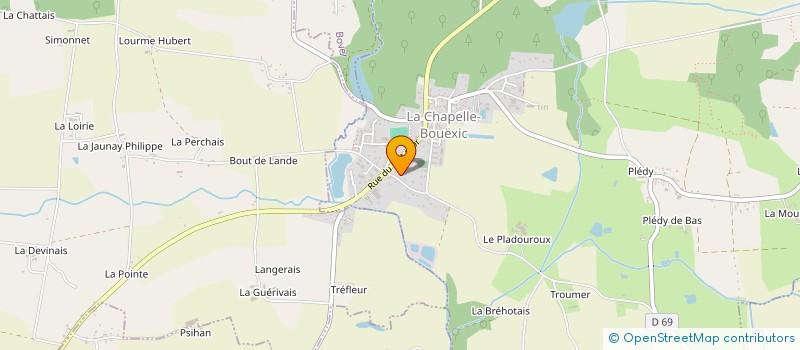 localisation de l'entreprise MONSIEUR GUILLAUME WINISDORFFER à LA CHAPELLE-BOUEXIC