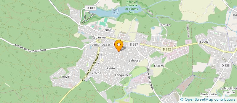 localisation de l'entreprise MONSIEUR GUILLAUME WINLING  SEIGNOSSE