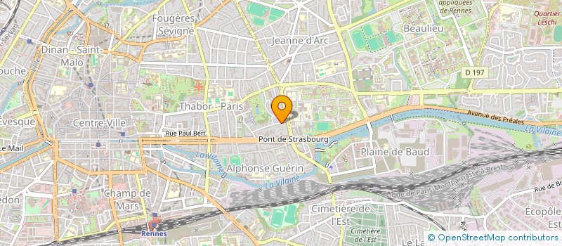 localisation de l'entreprise MONSIEUR GUILLAUME WODEY  RENNES