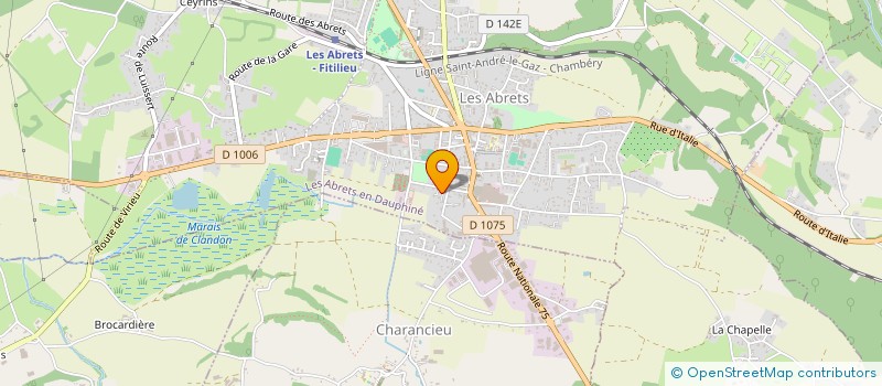 localisation de l'entreprise MONSIEUR GUILLAUME WOLFERSPERGER-BELLENGIER  LES ABRETS-EN-DAUPHINE