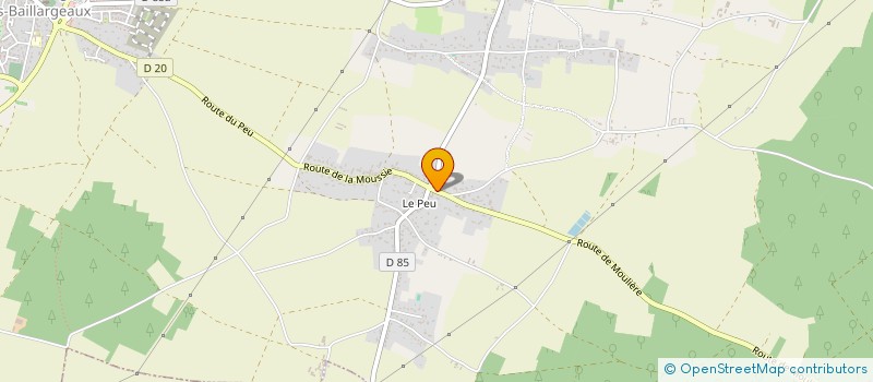 localisation de l'entreprise MONSIEUR GUILLAUME WOZNIAK à SAINT-GEORGES-LES-BAILLARGEAUX