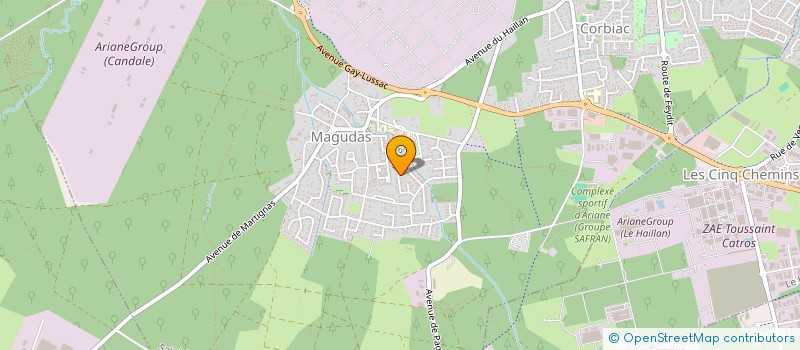 localisation de l'entreprise MONSIEUR GUILLAUME YVON  SAINT-MEDARD-EN-JALLES