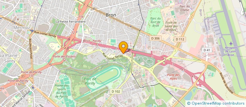 localisation de l'entreprise MONSIEUR GUILLAUME ZABI LONI  BRON