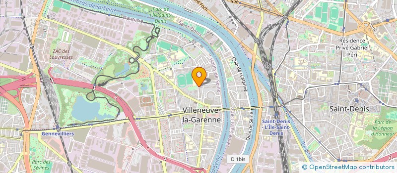 localisation de l'entreprise MONSIEUR GUILLAUME ZACHELIN  VILLENEUVE-LA-GARENNE