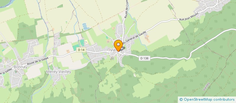 localisation de l'entreprise MONSIEUR GUILLAUME ZEEH  VIEILLEY