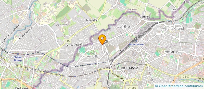 localisation de l'entreprise MONSIEUR GUILLAUME ZUBER  VILLE-LA-GRAND