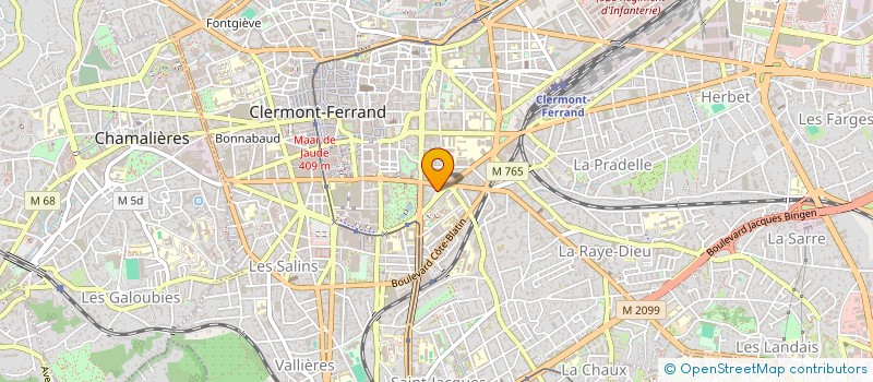 localisation de l'entreprise MONSIEUR GUILLAUMME GEYNET  CLERMONT-FERRAND