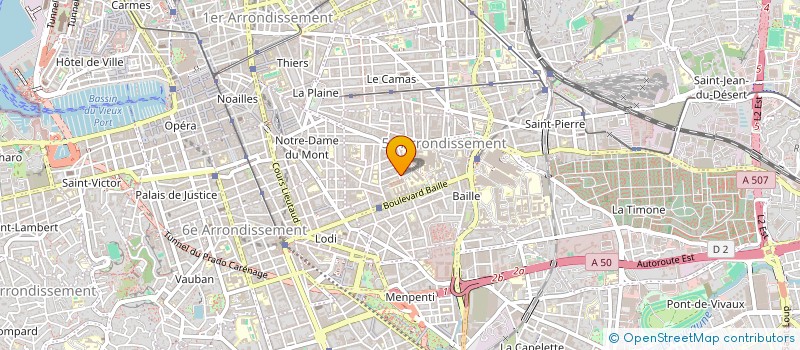 localisation de l'entreprise MONSIEUR GUILLAYE COULIBALY à MARSEILLE