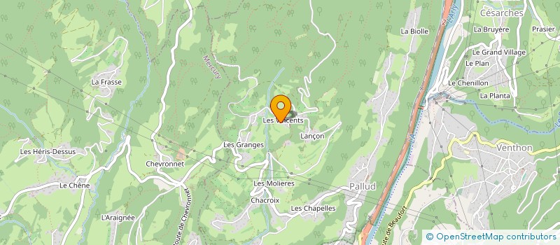 localisation de l'entreprise MONSIEUR GUILLEM DESNOS  PALLUD