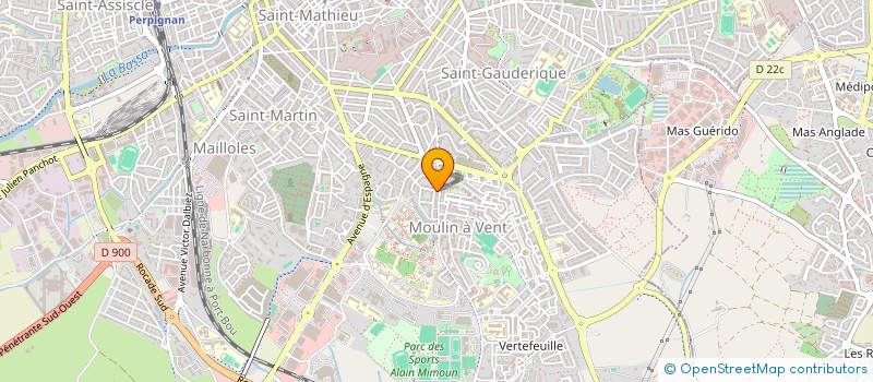 localisation de l'entreprise MONSIEUR GUILLEM JOU I COLL  PERPIGNAN