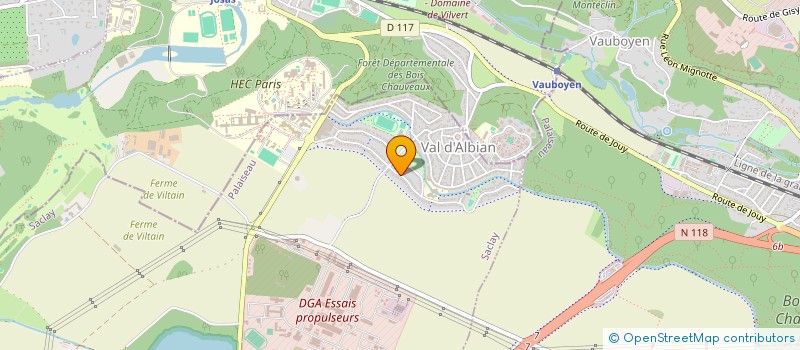 localisation de l'entreprise MONSIEUR GUILLEM LEROY  SACLAY