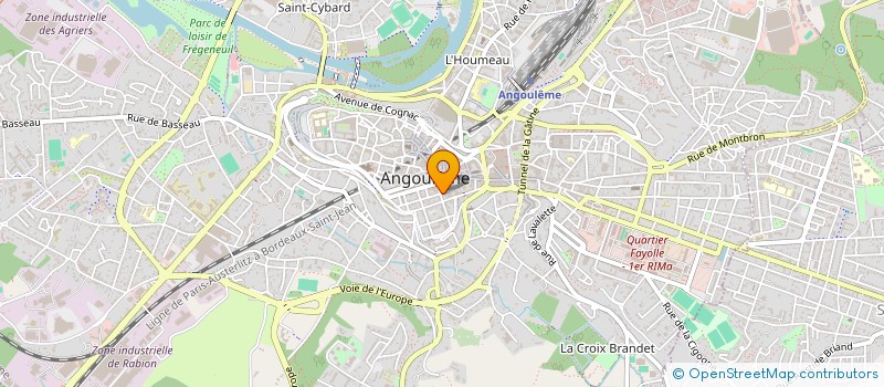 localisation de l'entreprise MONSIEUR GUILLEM ROLLIN à ANGOULEME