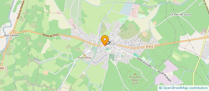 localisation de l'entreprise MONSIEUR GUILLEM UTEZA  BAGES