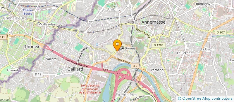 localisation de l'entreprise MONSIEUR GUILLERMO ACEVEDO à ANNEMASSE